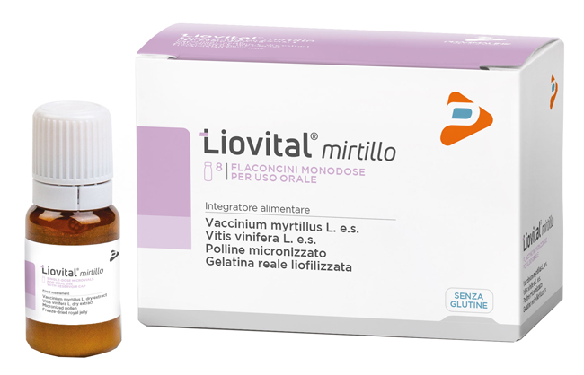 LIOVITAL MIRTILLO 8 FLACONCINI 10 ML - Farmastop
