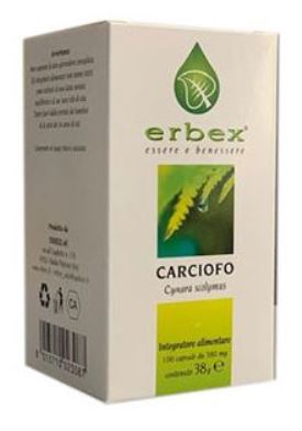 CARCIOFO 100 CAPSULE 380MG - Farmastop