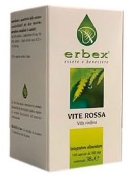 VITE ROSSA 100 CAPSULE 380MG - Farmastop