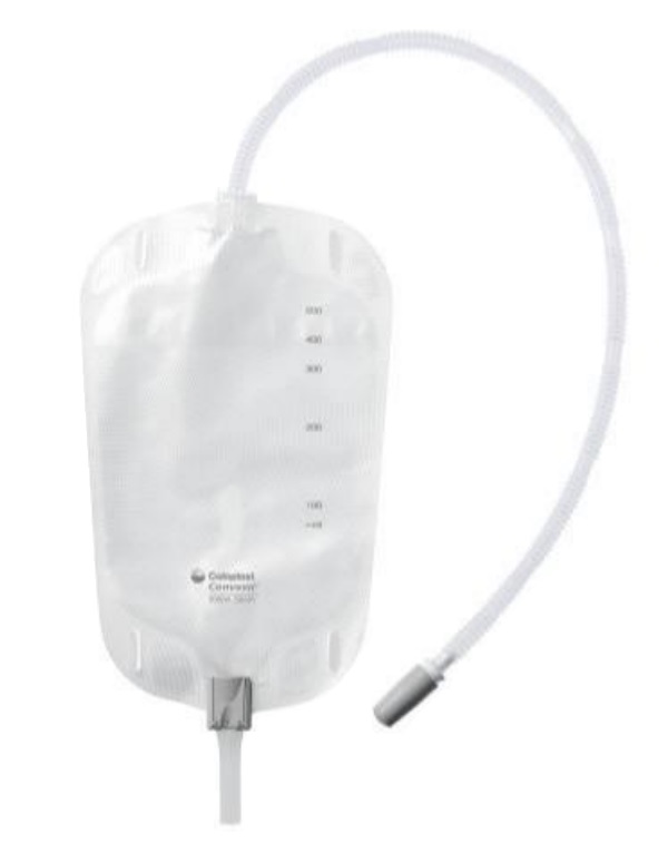 SACCA GAMBA RIUTILIZZABILE CONVEEN CAPACITA' 500ML LUNGHEZZA TUBO 30CM 8 PEZZI SENZA LACCETTI ARTICOLO 5160 - Farmastop