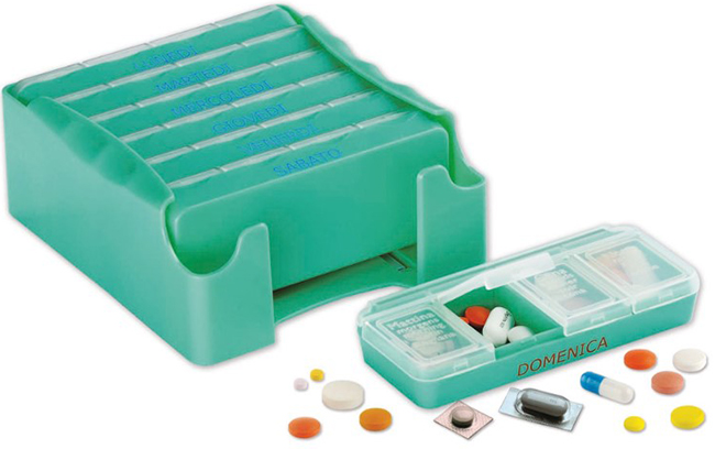 PILLOLIERA PILLOLBOX CONTENITORE 7GIORNI MADE IN ITALY - Farmastop