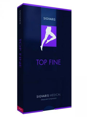 SIGVARIS 701 CCL1 TFQ COLLANT TOP FINE CORTO PUNTA CHIUSA CRISPA M PLUS - Farmastop