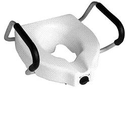 RIALZO WC CON BRACCIOLI SENZA COPERCHIO ALTEZZA 12,5 CM - Farmastop