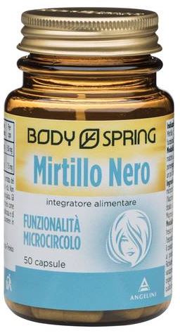 BODY SPRING MIRTILLO NERO 50 CAPSULE - Farmastop