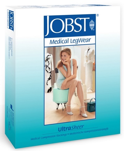 CALZA COMPRESSIVA JOBST ULTRASHEER 15-20MMHG COLLANT ELAST APPL NAT2 ARTICOLO 751130000400 - Farmastop