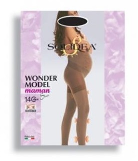 WONDER MODEL MAMAN 140 SHEER COLLANT GESTANTE NERO XL - Farmastop