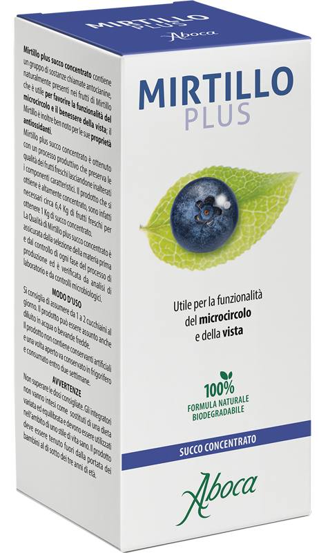 MIRTILLO PLUS SUCCO CONCENTRATO 100 ML - Farmastop
