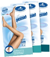 SAUBER GAMBALETTO 40 MAGLIA LISCIA NEUTRO BEIGE 4 LINEA CLASSICA - Farmastop