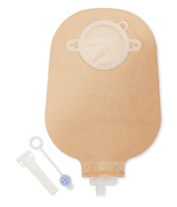 SACCA PER UROSTOMIA DANSAC NOVA 2 ANATOMICA TRASPARENTE MIDI CON RUBINETTO DI CHIUSURA DI SICUREZZA 55MM 10 PEZZI + 1 ADATTATORE E 10 TAPPINI ESTERNI - Farmastop