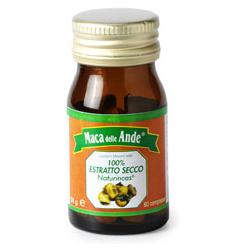 MACA DELLE ANDE ESTRATTO SECCO TITOLATO 0,6% 60 COMPRESSE NATURINCAS - Farmastop