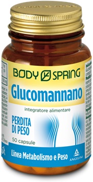 BODY SPRING GLUCOMANNANO 50 CAPSULE - Farmastop