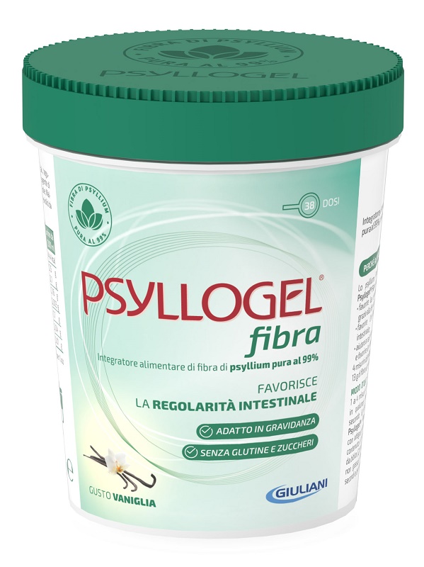 PSYLLOGEL FIBRA VANIGLIA VASO 170 G - Farmastop