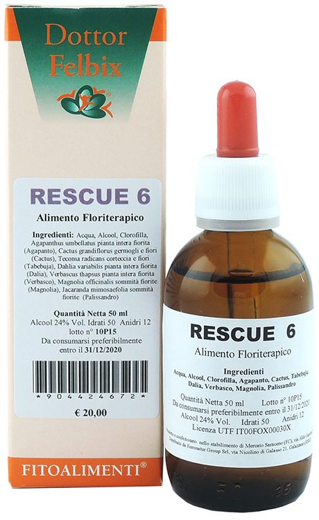 RESCUE 6 GOCCE 50 ML - Farmastop