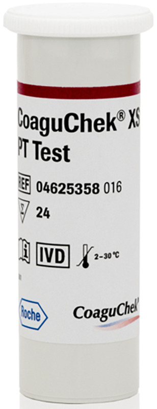 STRISCE REATTIVE PER APPARECCHIO AUTODIAGNOSTICO COAGUCHEK XS PT TEST 6 PEZZI - Farmastop