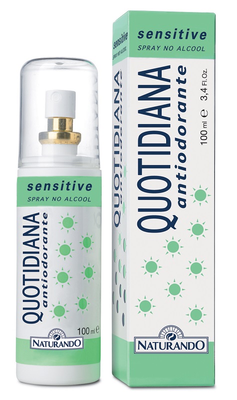 QUOTIDIANA ANTIODORANTE SPRAY SENSITIVE 100 ML - Farmastop