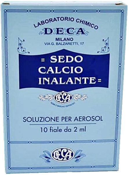 SEDO CALCIO INALANTE SOLUZIONE AEROSOL 10 FIALE 2 ML - Farmastop