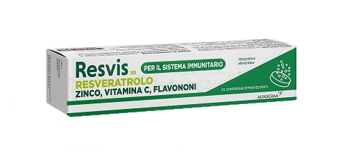 RESVIS XR ALFASIGMA 20 COMPRESSE EFFERVESCENTI DA 4 G - Farmastop