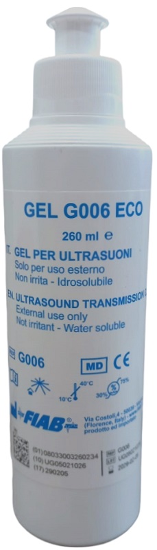GEL PER APPARECCHI AD ULTRASUONI 260 ML - Farmastop