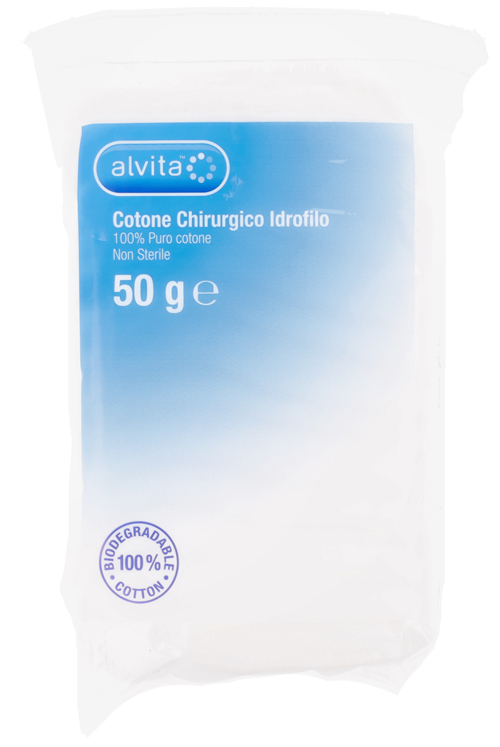 COTONE CHIRURGICO ALVITA ASSORBENTE 50 G - Farmastop