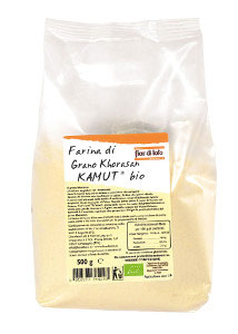 FARINA KAMUT BIANCA TIPO 0 BIO 500 G - Farmastop