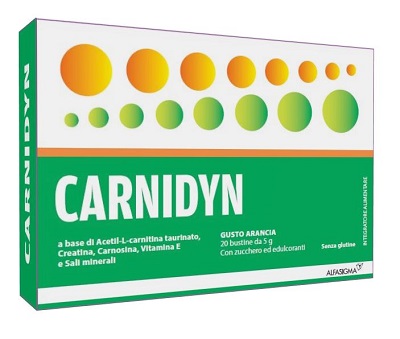CARNIDYN 20 BUSTINE DA 5 G GUSTO ARANCIA - Farmastop