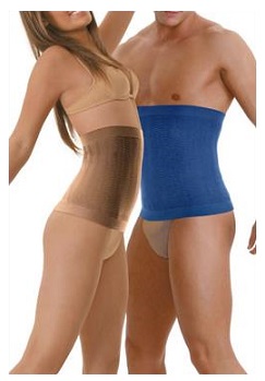 SILVER WAVE ABDOMINAL BAND NERO M - Farmastop