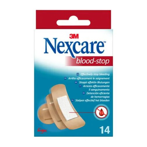 CEROTTO PREPARATO EMOSTATICI NEXCARE BLOOD STOP 14 PEZZI - Farmastop