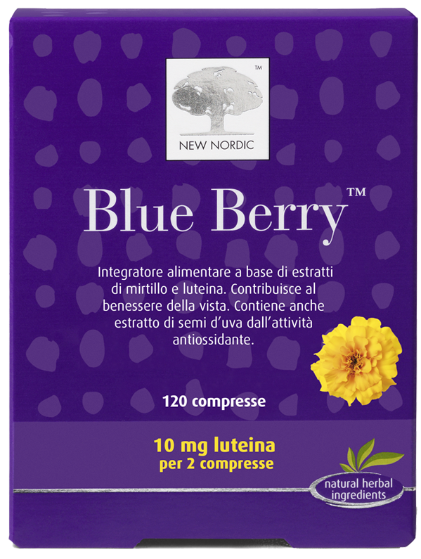 BLUE BERRY 120 COMPRESSE - Farmastop