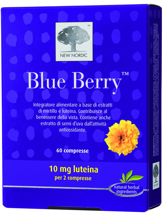 BLUE BERRY 60 COMPRESSE - Farmastop