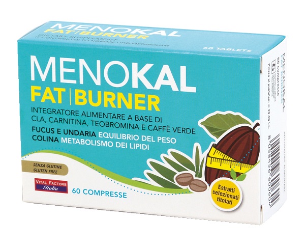 MENOKAL FAT BURNER 60 COMPRESSE - Farmastop