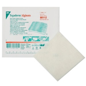 MEDICAZIONE IN ALGINATO TEGADERM ALGINATE ASSORBENTE 10X10 10 PEZZI - Farmastop