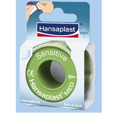CEROTTO ROCCHETTO HANSAPLAST SENSITIVE 5MX2,50CM 1 PEZZO - Farmastop