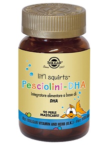 PESCIOLINI DHA 90 PERLE MASTICABILI - Farmastop