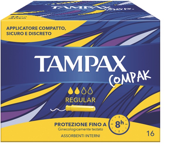 TAMPAX COMPAK REGULAR 16 PEZZI - Farmastop