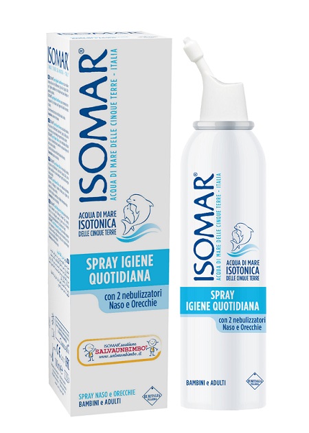 SOLUZIONE ACQUA DI MARE ISOMAR SPRAY IGIENE QUOTIDIANA 100 ML - Farmastop