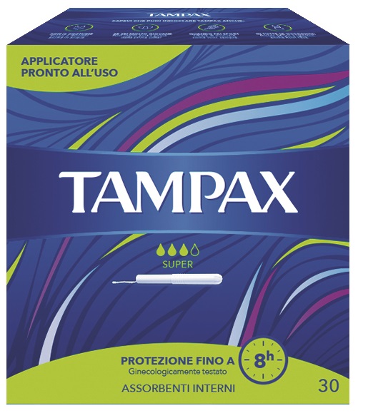 TAMPAX BLUE BOX SUPER 30 PEZZI - Farmastop