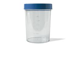 CONTENITORE PIC STERILE TRASPARENTE PER ANALISI DEI FLUIDI ORGANICI 100 ML TAPPO A VITE + ETICHETTA AUTOADESIVA - Farmastop