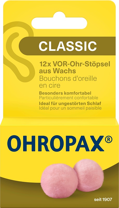 OHROPAX TAPPI AURICOLARI CERA 12 PEZZI - Farmastop