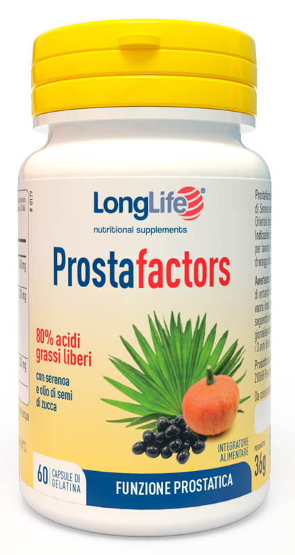 LONGLIFE PROSTAFACTORS 60 CAPSULE - Farmastop