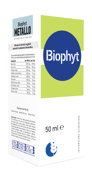 BIOPHYT METALLO 50 ML SOLUZIONE IDROALCOLICA - Farmastop