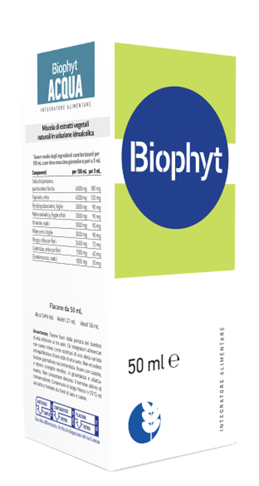 BIOPHYT ACQUA 50 ML SOLUZIONE IDROALCOLICA - Farmastop