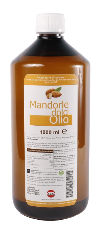 MANDORLE DOLCI OLIO 1000 ML - Farmastop