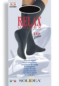 RELAX UNISEX 140 GAMBALETTO COTTON NERO 2 - Farmastop