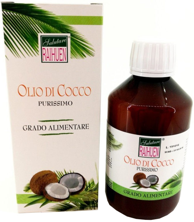 RAIHUEN OLIO COCCO GRADO ALIMENTARE 100 ML - Farmastop
