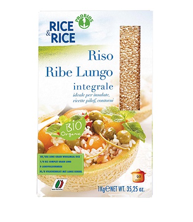 RICE&RICE RISO LUNGO RIBE INTEGRALE 1 KG - Farmastop