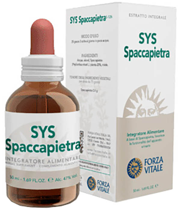 SYS SPACCAPIETRA GOCCE 50 ML - Farmastop