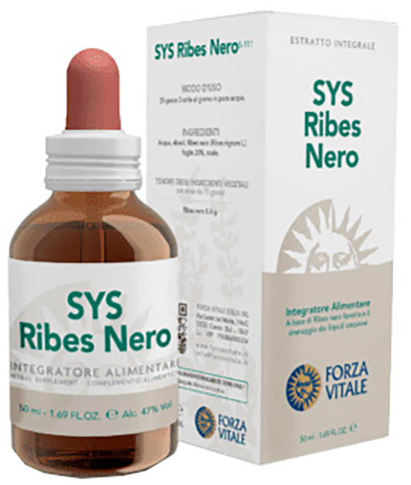SYS RIBES NERO GOCCE 50 ML - Farmastop