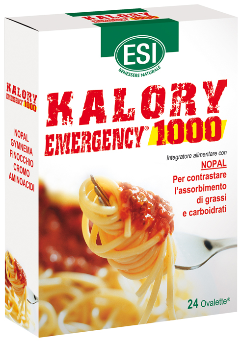 ESI KALORY EMERGENCY 1000 24 OVALETTE - Farmastop