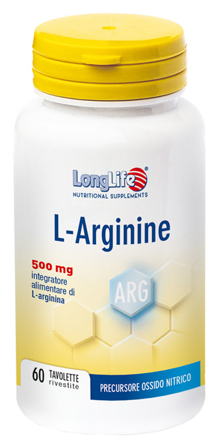 LONGLIFE LARGININE 60 TAVOLETTE - Farmastop
