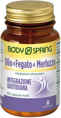 BODY SPRING OLIO MERLUZZO 100 CAPSULE - Farmastop